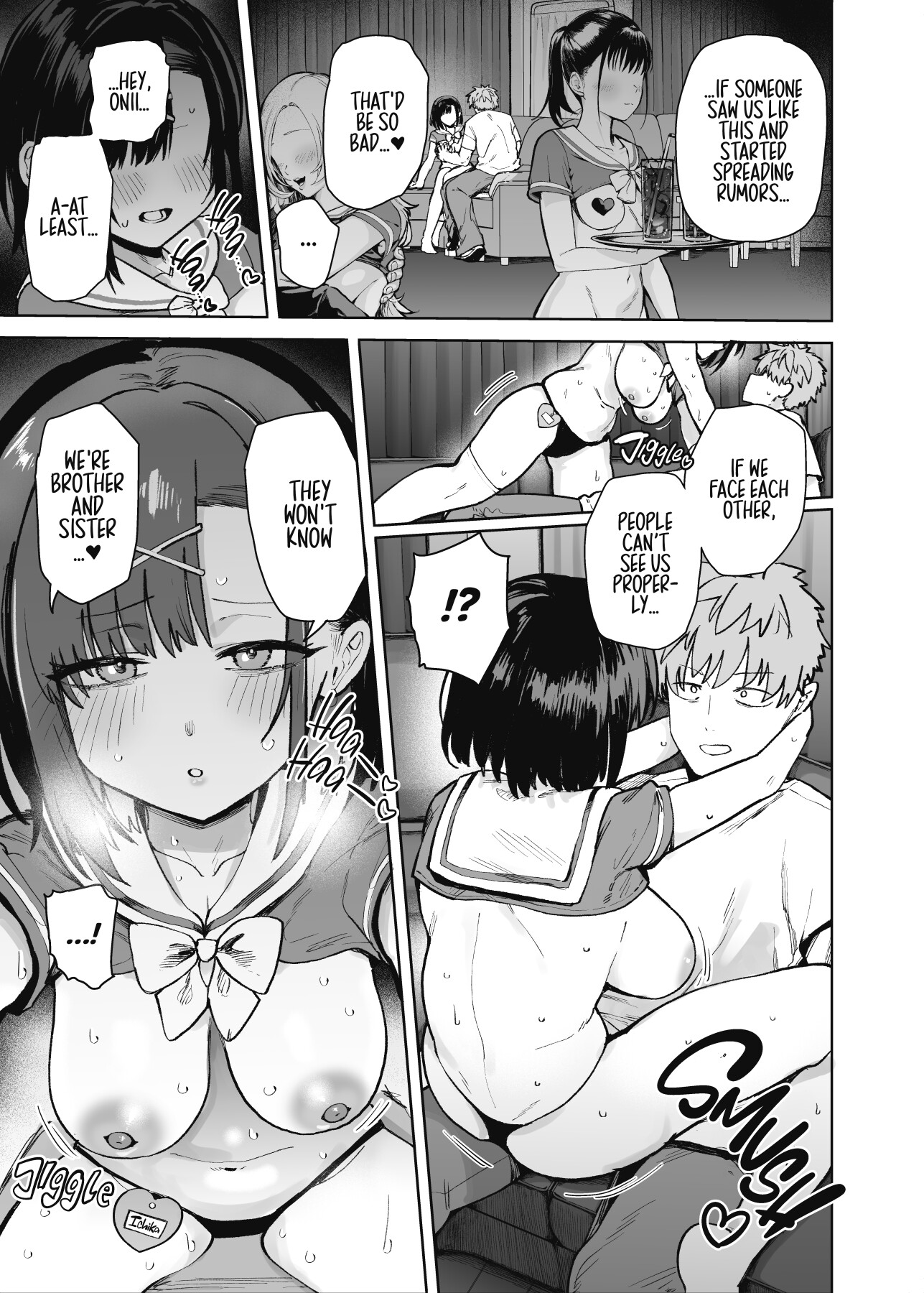 Hentai Manga Comic-My Little Sister Was a Hostess at Class 2-C's School Festival Boobs Bar-Read-18